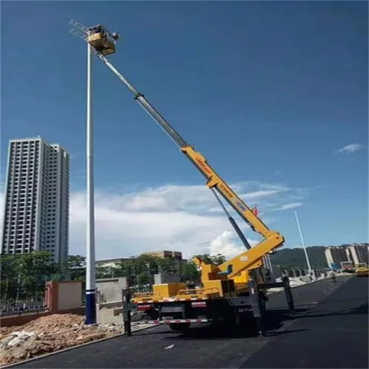 石河镇维修路灯的曲臂升降车出租